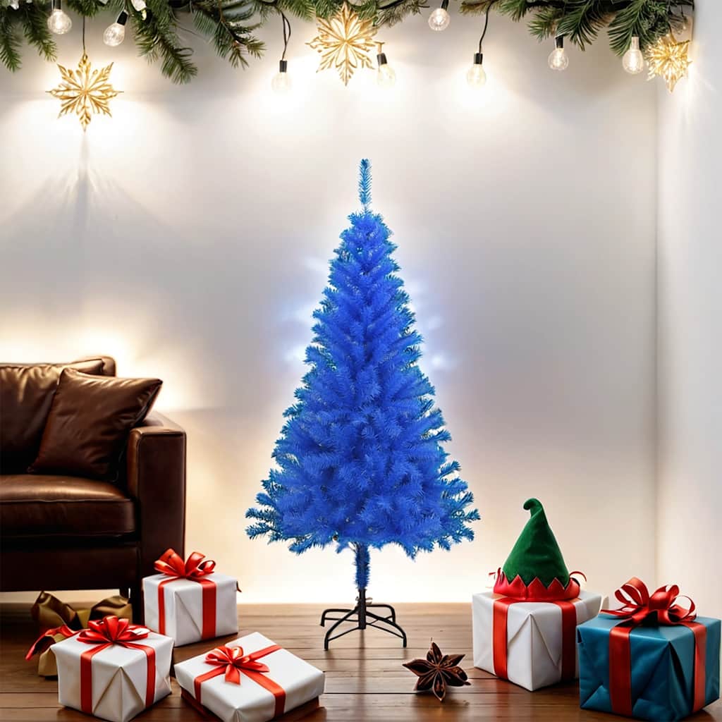 Vidaxl Kunstkerstboom avec un bleu PVC de 150 cm standard