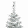 Vidaxl kunstkerstboom avec un capuchon standard de 180 cm en argent coloré
