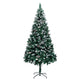 Vidaxx sapin de Noël artificiel avec pommes de pin et neige blanche 240 cm