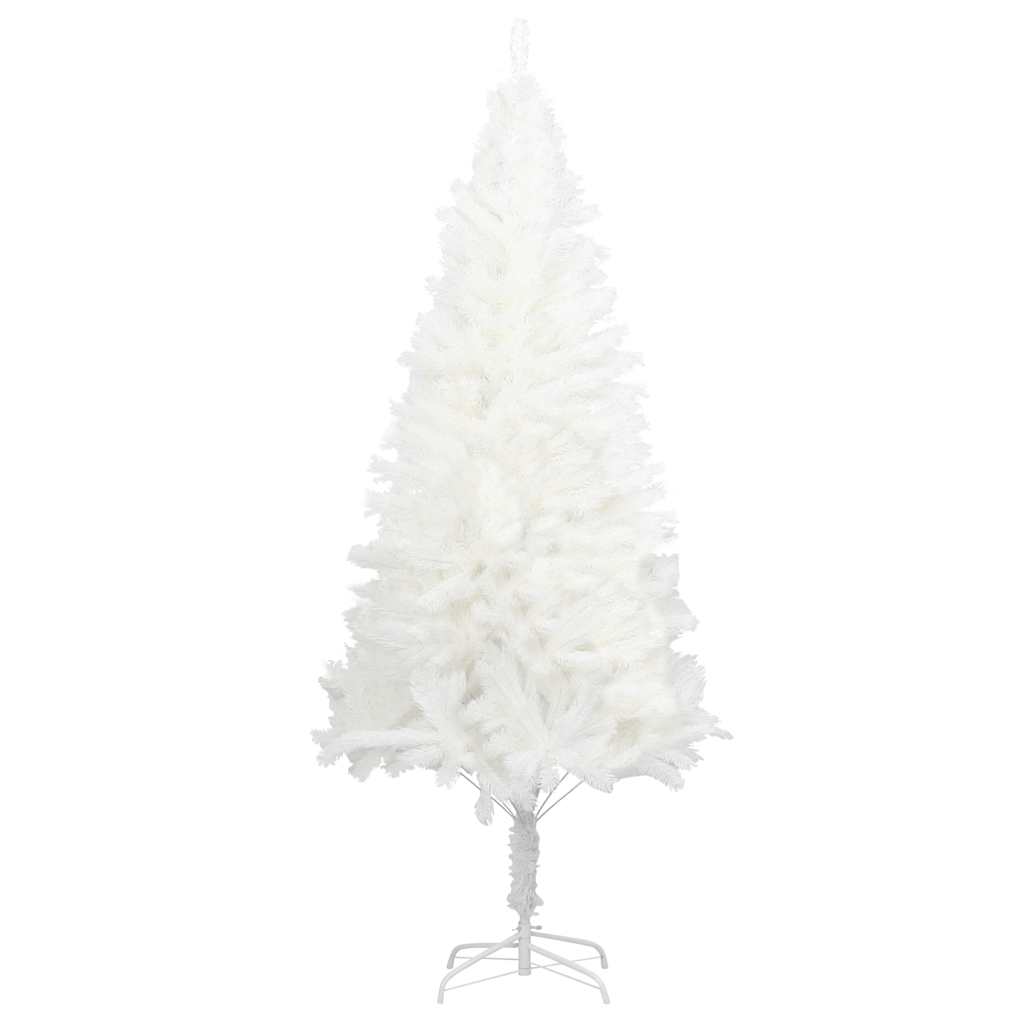Vidaxl kunstkerstboom avec des aiguilles réalistes 120 cm blancs