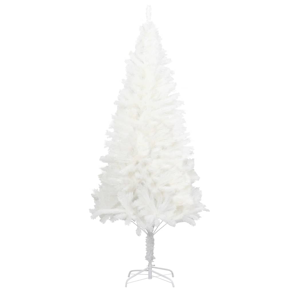 Vidaxl kunstkerstboom avec des aiguilles réalistes 180 cm blancs