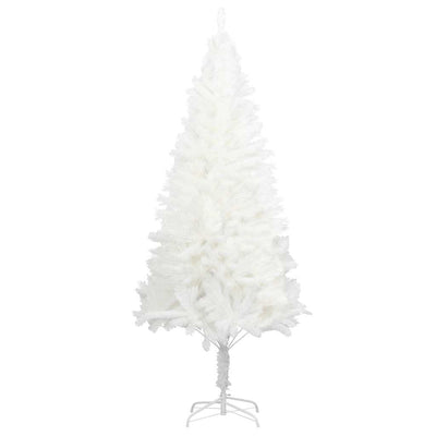 Vidaxl kunstkerstboom avec des aiguilles réalistes 210 cm blancs