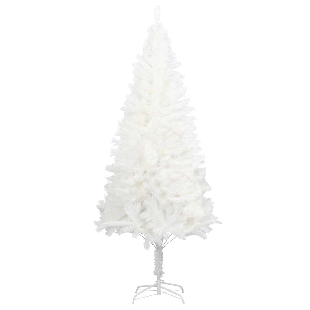 Vidaxl kunstkerstboom avec des aiguilles réalistes 240 cm blancs