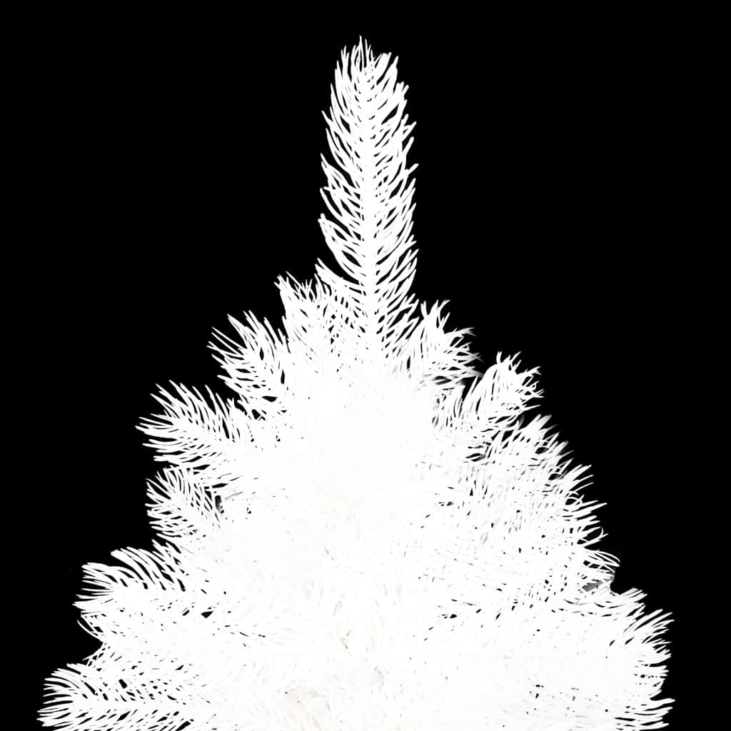 Vidaxl kunstkerstboom avec des aiguilles réalistes 240 cm blancs