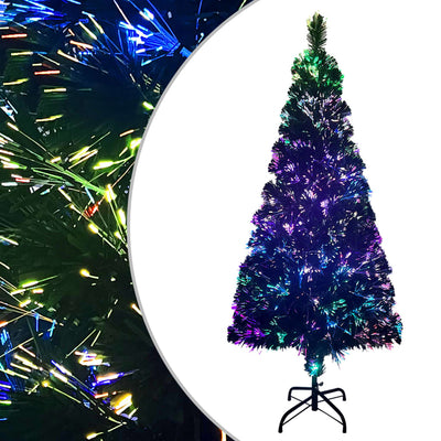 Vidaxl Kunstkerstboom avec un vert à fibre optique standard de 180 cm