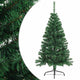 Vidaxl kunstkerstboom avec un demi-150 cm en PVC vert standard
