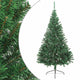 Vidaxl kunstkerstboom avec un demi-180 cm en PVC vert standard