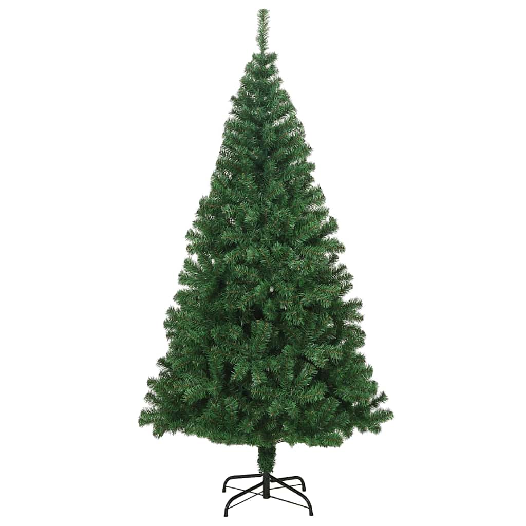 Vidaxl kunstkerstboom avec des branches épaisses 180 cm en PVC vert