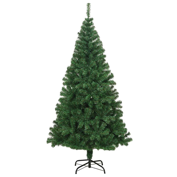 Vidaxl kunstkerstboom avec des branches épaisses 180 cm en PVC vert
