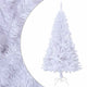 Vidaxl kunstkerstboom avec des branches épaisses 150 cm PVC blanc