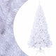 Vidaxl kunstkerstboom avec des branches épaisses 180 cm PVC blanc