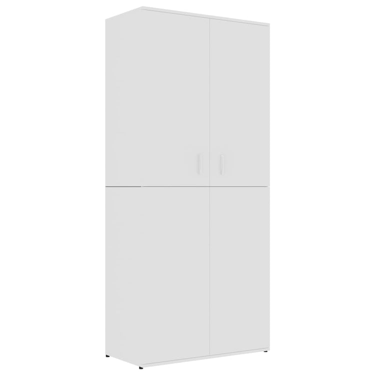 Armoire à chaussures Vidaxl 80x39x178 cm Bois de bois transformé