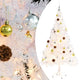 Vidaxl kunstkerstboom avec éclairage et balles de Noël 150 cm blancs
