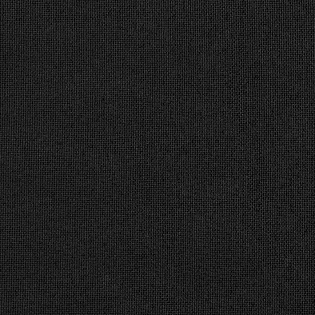 Vidaxl rideaux en lin look accablant crochets 2 st 140x175 cm noir