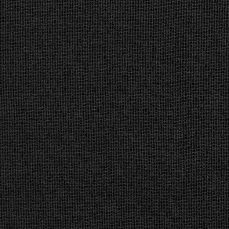 Vidaxl rideaux en lin look accablant crochets 2 st 140x175 cm noir