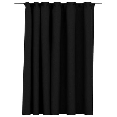 Vidaxl rideau lin Look damning haken 290x245 cm anthracite