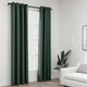 Vidaxl rideaux en lin look accablant les yeux 2 st 140x225 cm vert