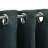 Vidaxl rideaux en lin look accablant les yeux 2 st 140x245 cm vert