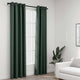 Vidaxl rideaux en lin look accablant les yeux 2 st 140x245 cm vert