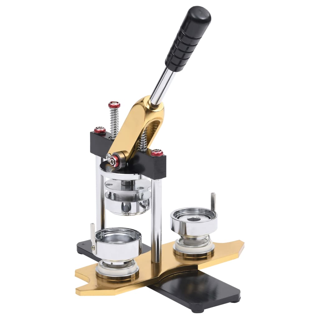 Machine de bouton Vidaxl avec des cercles Draaipunch 58 mm