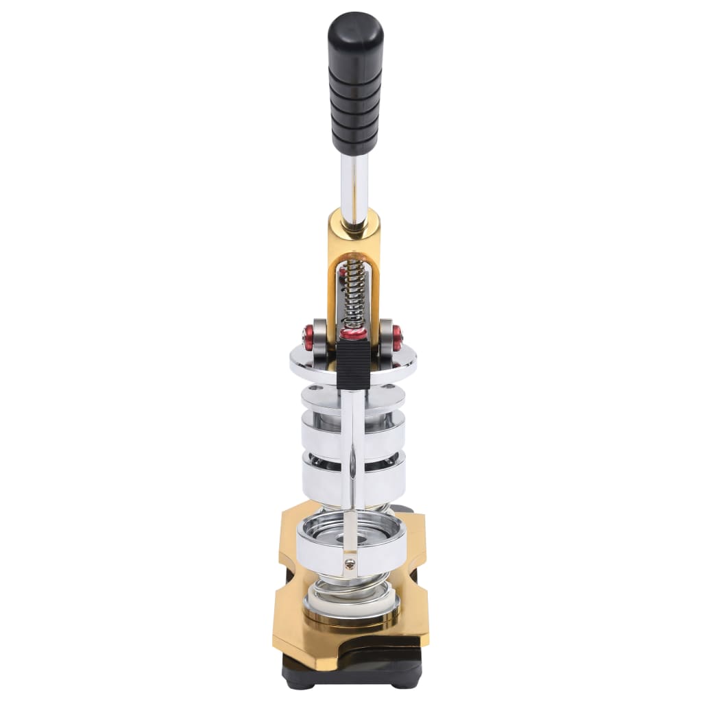 Machine de bouton Vidaxl avec des cercles Draaipunch 58 mm