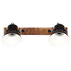 Vidaxl Wall Lamp Industrial E27 45x25 cm noir
