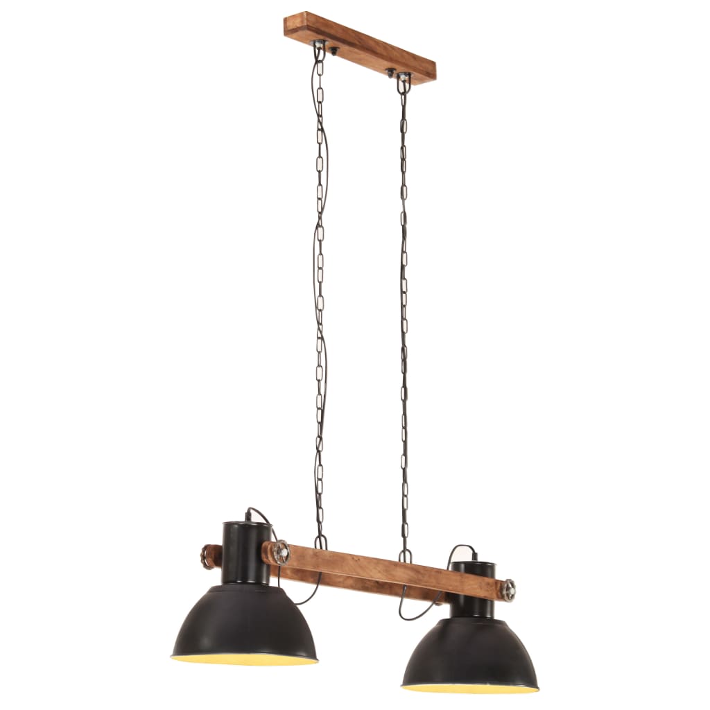 Vidaxl suspendu industriel 25 w e27 109 cm noir