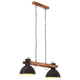 Vidaxl suspendu industriel 25 w e27 109 cm noir
