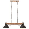 Vidaxl suspendu industriel 25 w e27 109 cm noir