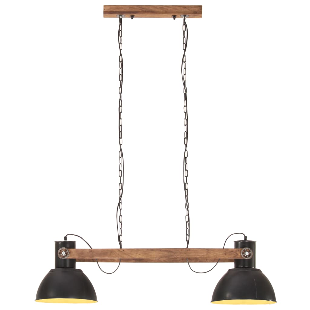 Vidaxl suspendu industriel 25 w e27 109 cm noir