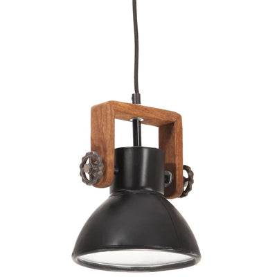 Vidaxl suspendu industriel environ 25 w e27 19 cm noir
