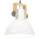 Vidaxl suspendu industriel environ 25 w e27 30 cm blanc