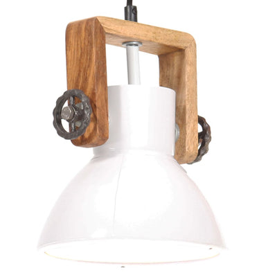 Vidaxl suspendu industriel environ 25 w e27 19 cm blanc