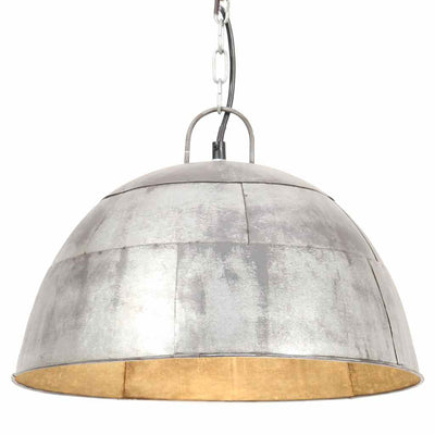 Vidaxl suspendu industriel vintage tour 25 W e27 41 cm de couleur argentée