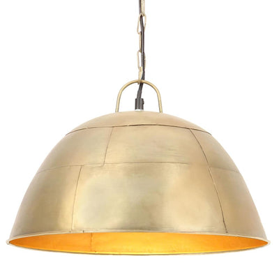 Vidaxl suspendu industriel vintage tour 25 W e27 41 cm coloré en laiton