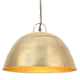 Vidaxl suspendu industriel vintage tour 25 W e27 41 cm coloré en laiton