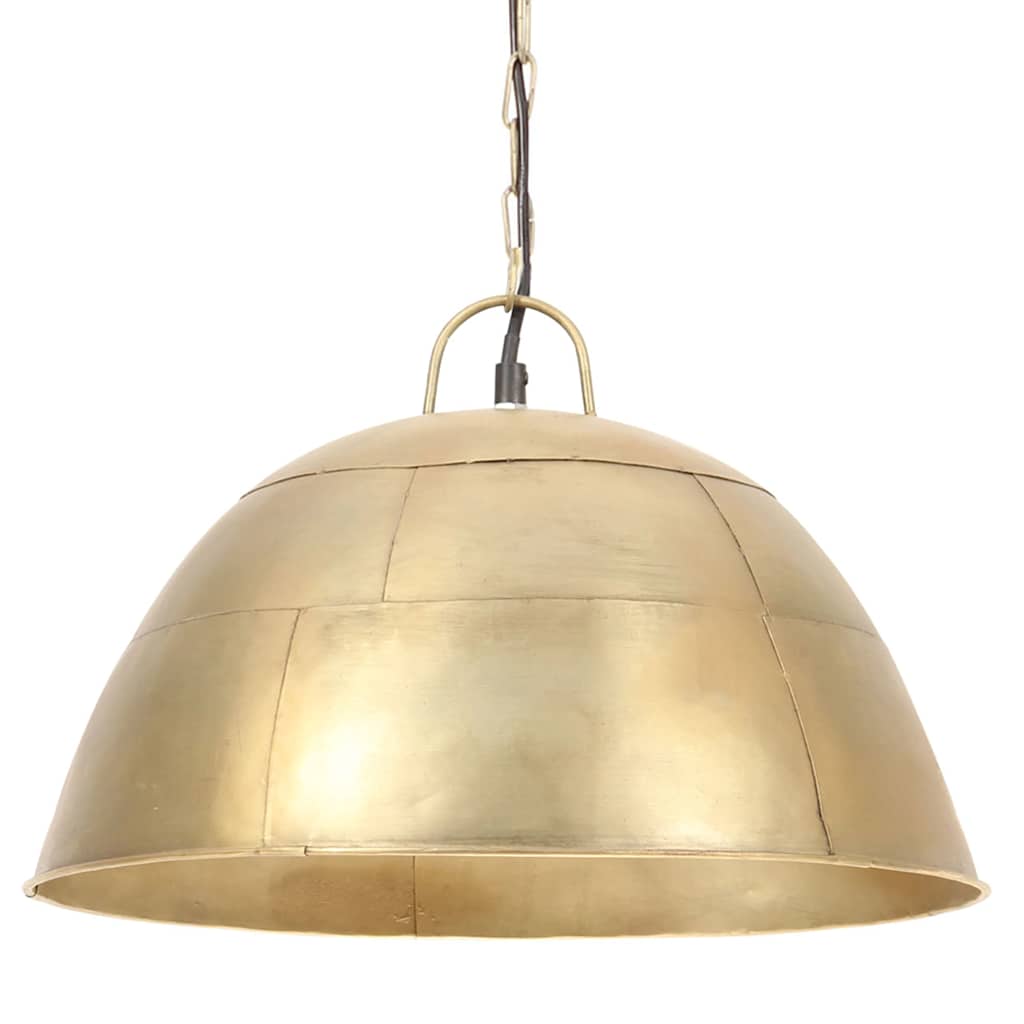 Vidaxl suspendu industriel vintage tour 25 W e27 41 cm coloré en laiton