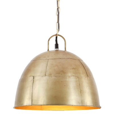 Vidaxl suspendu industriel vintage tour 25 w e27 31 cm en laiton -colored