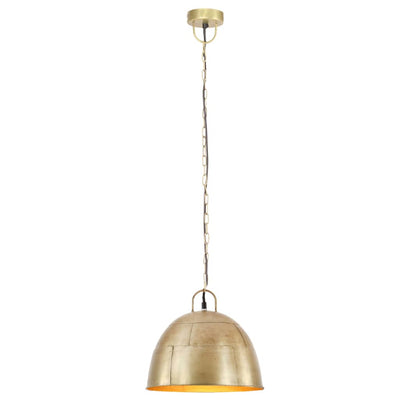 Vidaxl suspendu industriel vintage tour 25 w e27 31 cm en laiton -colored