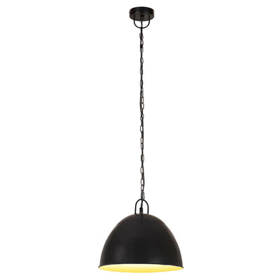 Vidaxl suspendu industriel vintage autour de 25 w e27 31 cm noir