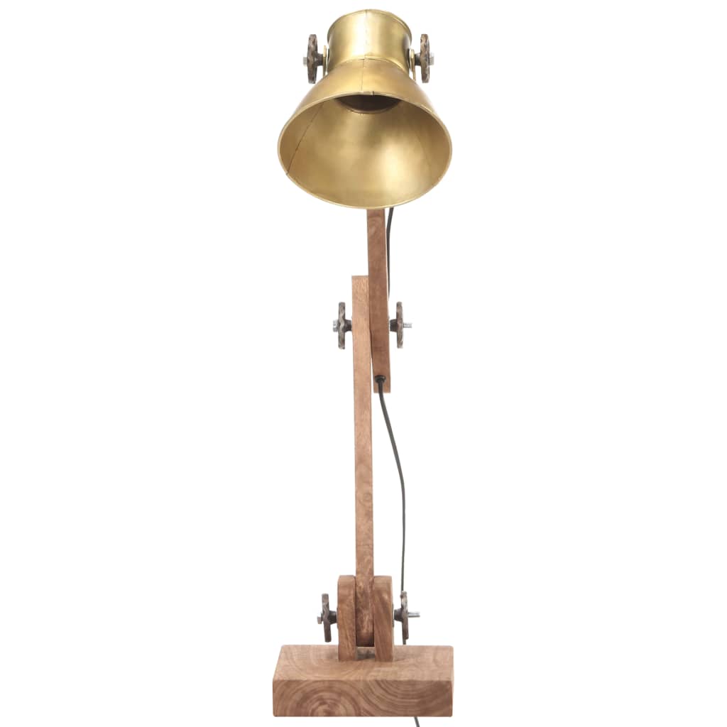 Lampe de bureau Vidaxl Industrial autour de E27 58x18x90 cm en laiton -colored