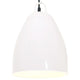 Vidaxl suspendu industriel environ 25 w e27 32 cm blanc