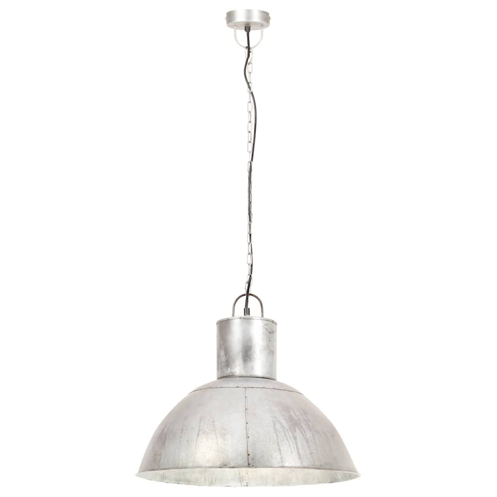 Lampe suspendue vidaxl autour de 25 w e27 48 cm de couleur argentée