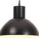 Lampe suspendue vidaxl autour de 25 w e27 48 cm noir