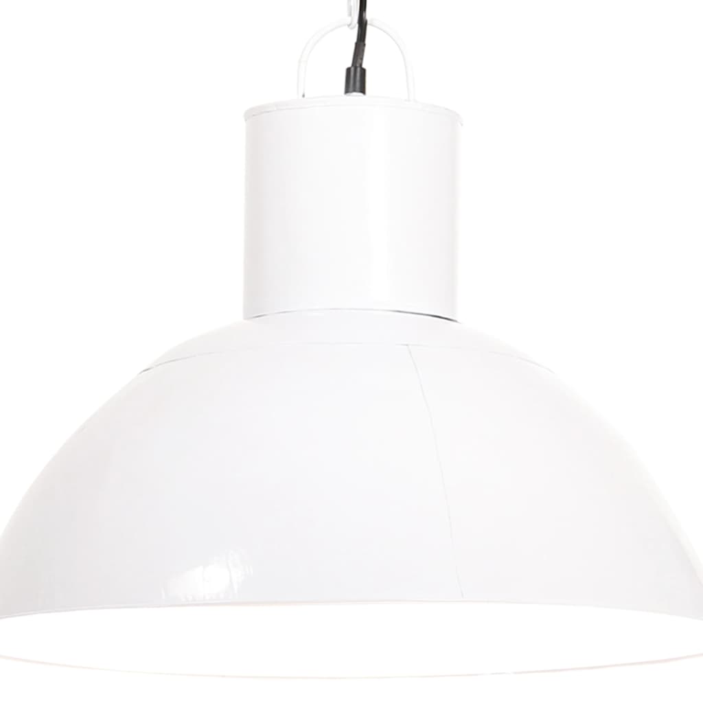 Lampe suspendue vidaxl autour de 25 w e27 48 cm blanc