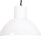 Lampe suspendue vidaxl autour de 25 w e27 48 cm blanc