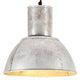 Lampe suspendue vidaxl autour de 25 w e27 28,5 cm de couleur argentée