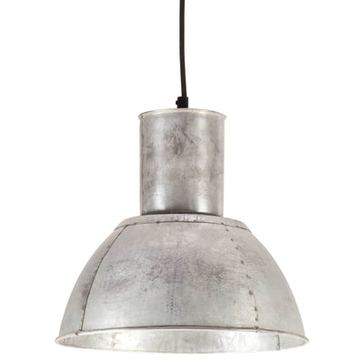 Lampe suspendue vidaxl autour de 25 w e27 28,5 cm de couleur argentée