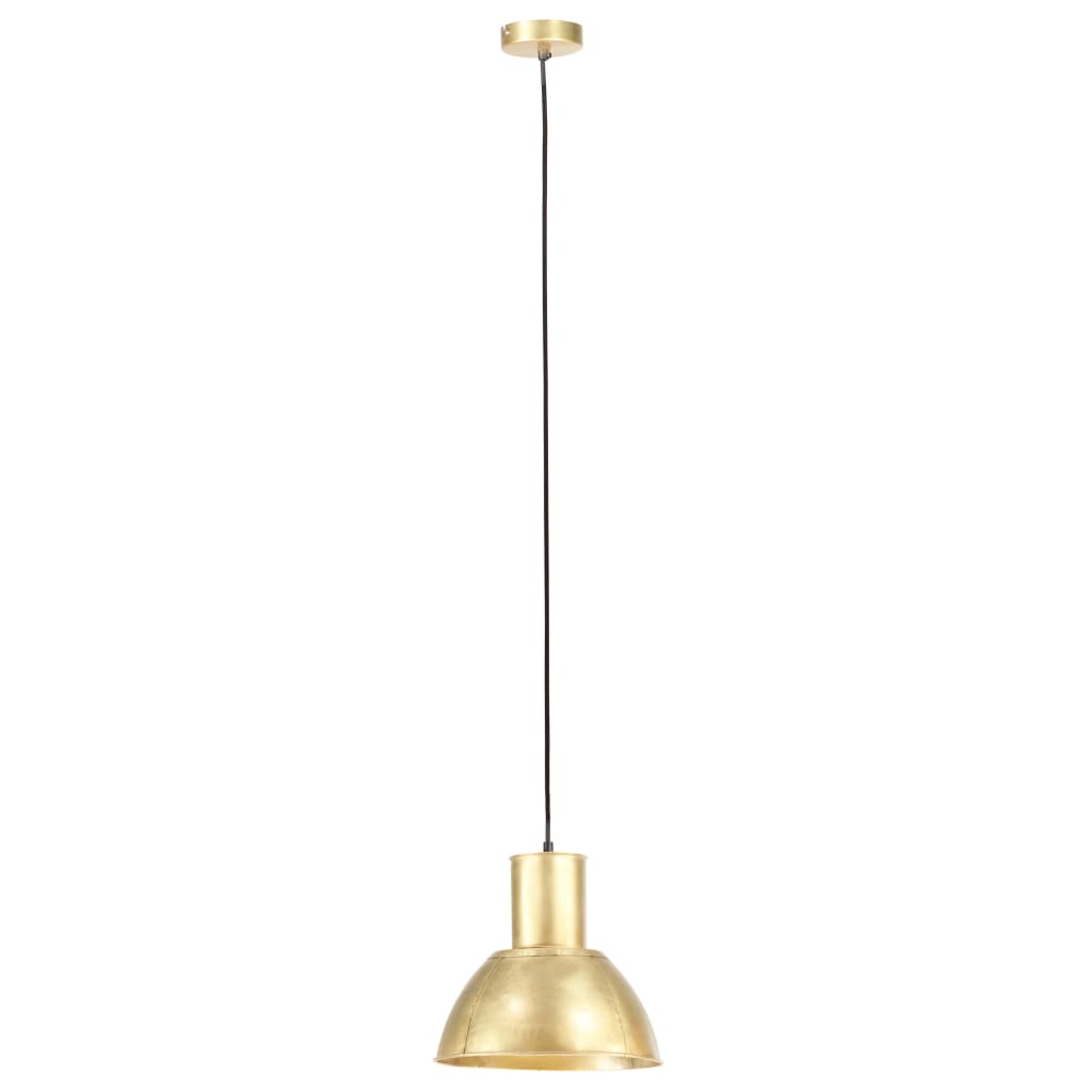 Lampe suspendue vidaxl autour de 25 W e27 28,5 cm en laiton -colored