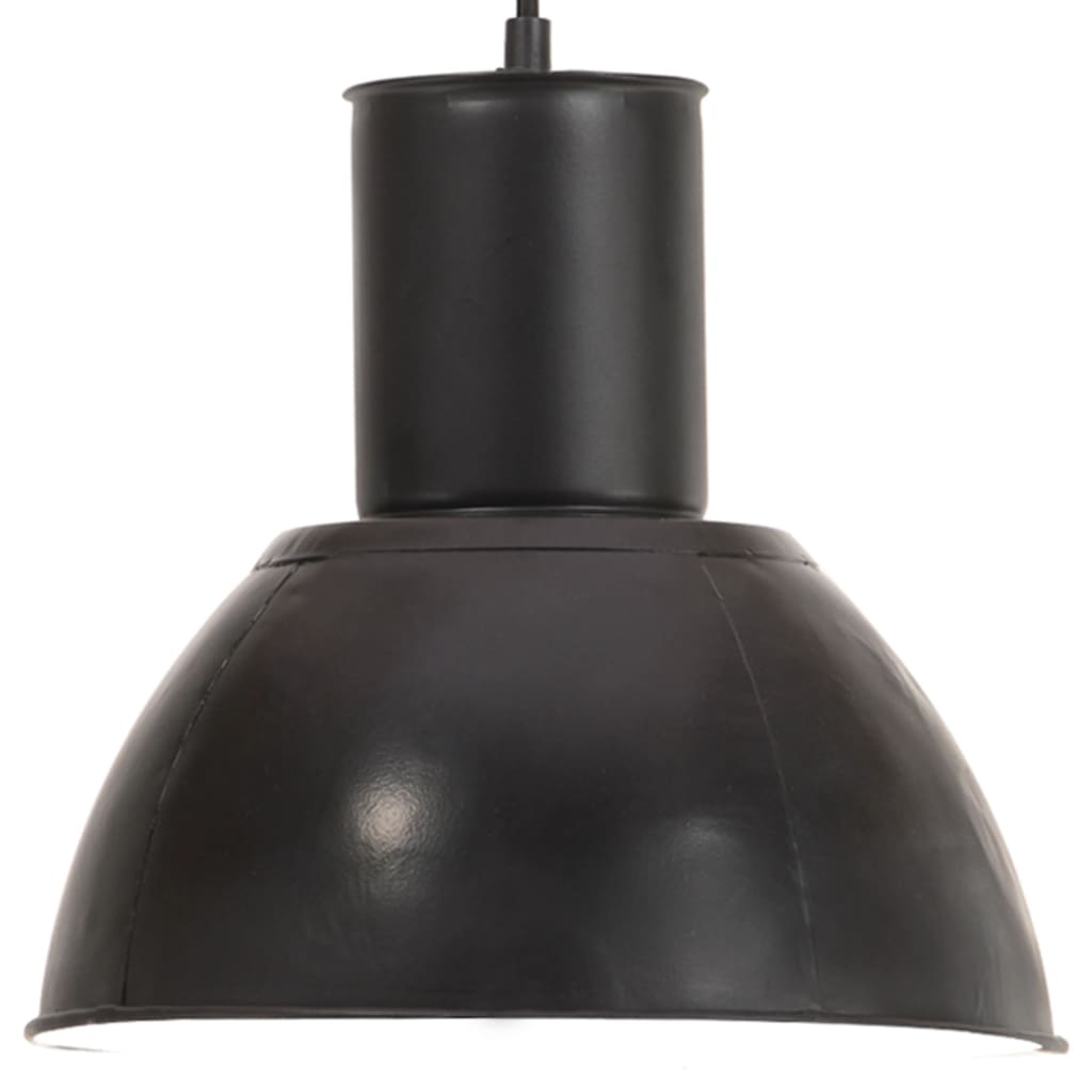Lampe suspendue vidaxl autour de 25 w e27 28,5 cm noir